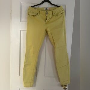 Cabi 5084 Citron Skinny Jeans Size 8